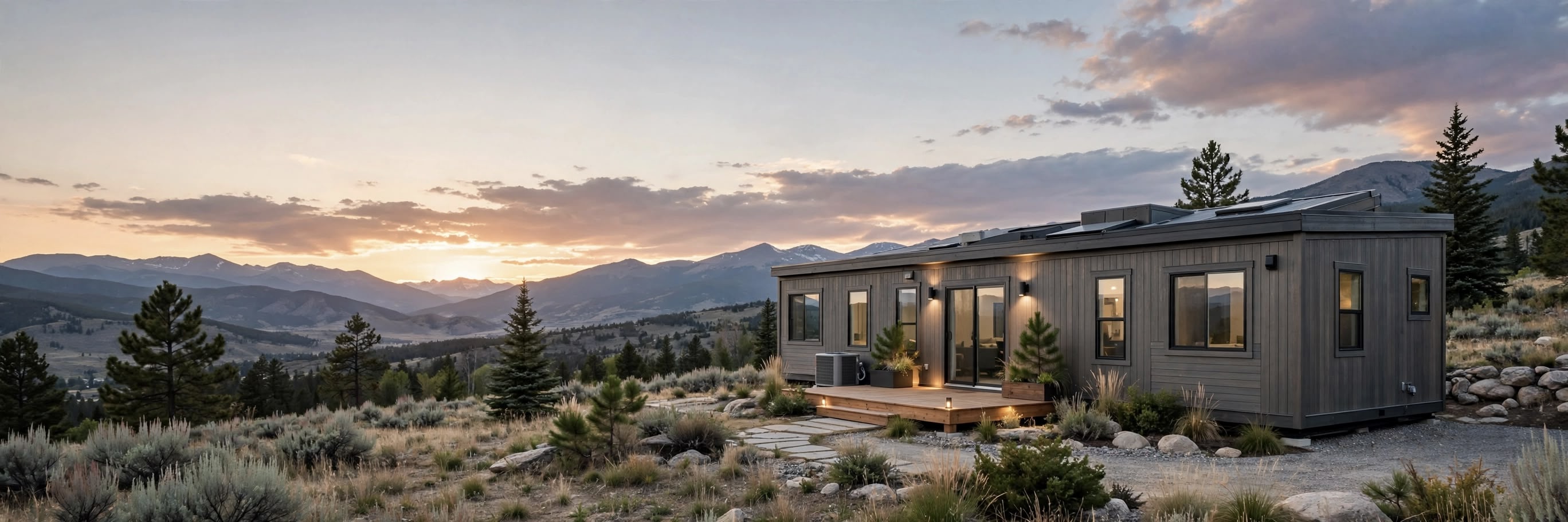 Southern Colorado land at dusk